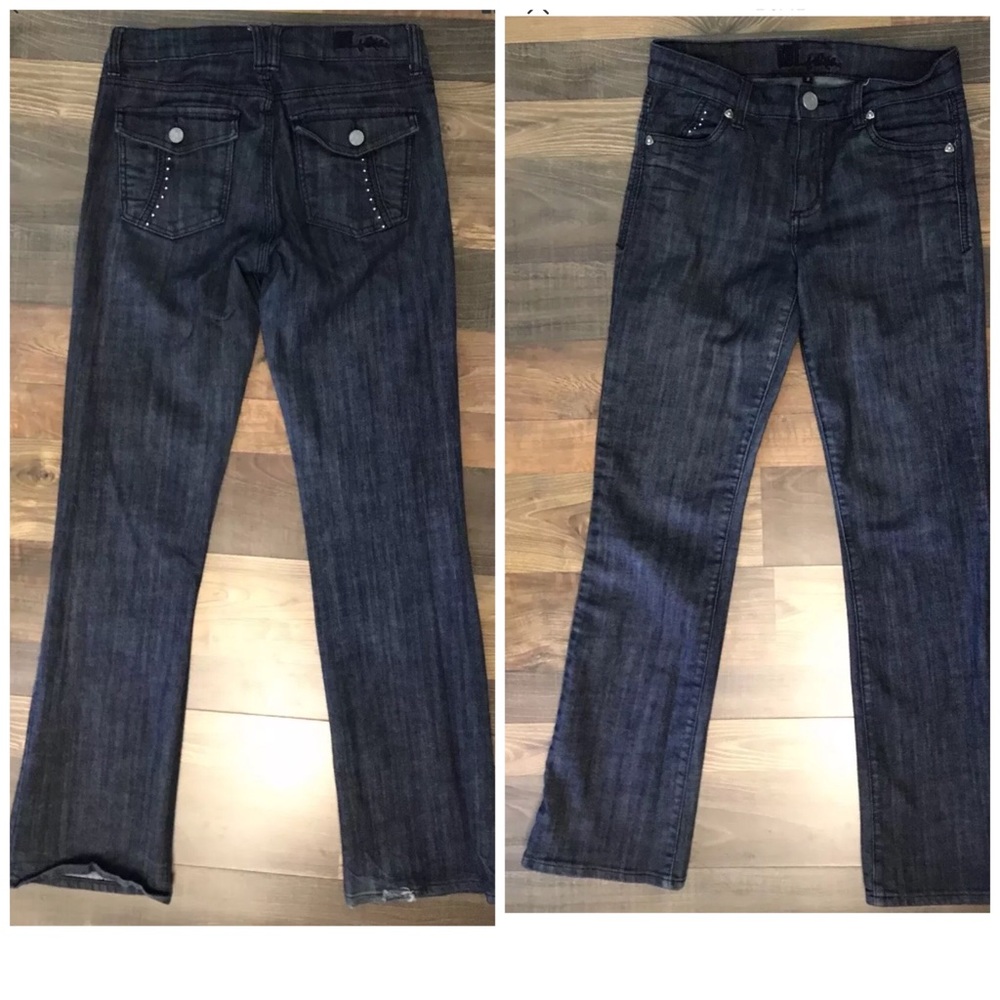 Kut from the kloth dark wash boot cut jeans